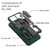 For Xiaomi Redmi Note 12 4G Global Armor Warrior Shockproof PC + TPU Phone Case(Army Green)
