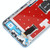 Original LCD Screen For Honor X8a Digitizer Full Assembly with Frame(Blue)