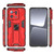 For Xiaomi 13 Pro 5G Supersonic PC + TPU Shock-proof Protective Phone Case with Holder(Red)