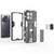 For Xiaomi 13 Pro 5G Supersonic PC + TPU Shock-proof Protective Phone Case with Holder(Red)