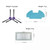 For Midea i5 Young i9 EYE Vacuum Cleaner Accessories 3pairs Side Brushes For Midea i5 Young i9 EYE Vacuum Cleaner Accessories 3pairs Side Brushes