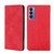 For Tecno Camon 18 / 18 P Skin Feel Magnetic Horizontal Flip Leather Phone Case(Red) For Tecno Camon 18 / 18 P Skin Feel Magnetic Horizontal Flip Leather Phone Case(Red)