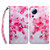 For Xiaomi 13 Lite 3D Painted Pattern Leather Phone Case(Red Flower)