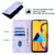 For Samsung Galaxy M30s / M21 Skin-feel Embossed Leather Phone Case(Light Purple)