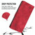 For Xiaomi 13 Skin-feel Embossed Leather Phone Case(Red)