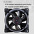 MF8025 Magnetic Suspension FDB Dynamic Pressure Bearing 4pin PWM Chassis Fan, Style: ARGB (Black)