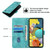 For Samsung Galaxy A51 5G / A51 JP Version Skin-feel Embossed Leather Phone Case(Green)