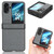 For OPPO Find N2 Flip Sandskin Texture Phone Case(Grey)