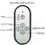 LED Plant Growth Light USB Remote Control Timing Fill Light Three Heads(Red Warm Light)