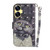 For Realme C55 3D Colored Horizontal Flip Leather Phone Case(Hug Cat)