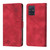 For Samsung Galaxy A51 5G / A51 JP Version Skin-feel Embossed Leather Phone Case(Red)