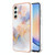 For Samsung Galaxy A24 Electroplating IMD TPU Phone Case(White Marble)