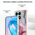 For Honor X8a Electroplating Marble Dual-side IMD Phone Case(Rose Red 014)