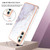 For Samsung Galaxy A24 Electroplating Marble Dual-side IMD Phone Case(White 006)