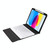 For iPad 10th Gen 10.9 2022 B10 Triangle Holder Tablet Bluetooth Keyboard Leather Case(Rainbow)