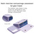 For Samsung Galaxy S21+ 5G Horizontal Wallet Rhombic Leather Phone Case(Purple)