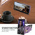 For Samsung Galaxy S22 Ultra 5G Zipper Hardware Card Wallet Phone Case(Purple)