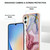 For Samsung Galaxy A24 Electroplating Marble Dual-side IMD Phone Case(Rose Red 014)