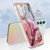 For Samsung Galaxy A24 Electroplating Marble Dual-side IMD Phone Case(Rose Red 014)