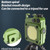 Mini Keychain COB Flashlight USB Rechargeable Magnetic Work Light For Outdoor Camping(Black)