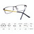Progressive Multifocal Presbyopic Glasses Anti-blue Light Mobile Phone Glasses, Degree: +100(Wine Red)