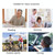 Progressive Multifocal Presbyopic Glasses Anti-blue Light Mobile Phone Glasses, Degree: +100(Wine Red)