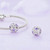 SCC2452 Sterling Silver S925 Love Infinity Heart Zircon Bracelet Beads SCC2452 Sterling Silver S925 Love Infinity Heart Zircon Bracelet Beads