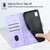 For Samsung Galaxy A23 JP Version Skin-feel Embossed Leather Phone Case(Light Purple)
