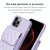 For iPhone 13 Pro Vertical Wallet Rhombic Leather Phone Case(Purple)