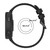 For Samsung Galaxy Watch 42mm 20mm Sports Two-Color Silicone Watch Band(Black+Red)