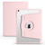 For iPad Air / Air 2 / 9.7 2018 / 2017 Acrylic 360 Degree Rotation Holder Tablet Leather Case(Pink)