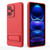 For Xiaomi Redmi Note 12 Pro+ Global Wavy Texture TPU Phone Case with Lens Film(Red)