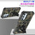 For Samsung Galaxy A54 5G Camouflage Armor Shockproof TPU + PC Magnetic Protective Phone Case with Holder(Light Blue)