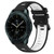 For Samsung Galaxy Watch 42mm 20mm Sports Two-Color Silicone Watch Band(Black+White)