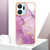 For Honor X7a Electroplating Marble Dual-side IMD Phone Case(Purple 001) For Honor X7a Electroplating Marble Dual-side IMD Phone Case(Purple 001)