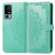 For TCL 40R Mandala Flower Embossed Leather Phone Case(Green) For TCL 40R Mandala Flower Embossed Leather Phone Case(Green)