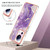 For Xiaomi 13 Lite 5G Electroplating Marble Dual-side IMD Phone Case(Purple 002)