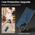 For Samsung Galaxy S23 Ultra 5G Ultra-thin Shockproof Phone Protective Case with Holder(Blue)