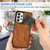 For Samsung Galaxy A73 5G Ultra-thin Shockproof Phone Protective Case with Holder(Brown)