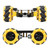 Waveshare Smart Mobile Robot Chassis Kit, Chassis:With Shock-absorbing(Mecanum Wheels)