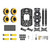 Waveshare Smart Mobile Robot Chassis Kit, Chassis:With Shock-absorbing(Mecanum Wheels)