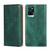 For Infinix Note 10 Pro Gloss Oil Solid Color Magnetic Leather Phone Case(Green)