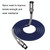 LHD010 Caron Male To Female XLR Dual Card Microphone Cable Audio Cable 1.8m(Blue)