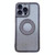 For iPhone 12 Pro Electroplated Diamond Gradient Glitter Phone Case(Black)