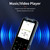 SERVO X4 Mini Mobile Phone, English Key, 2.4 inch, MTK6261D, 21 Keys, Support Bluetooth, FM, Magic Sound, Auto Call Record, Torch, Blacklist,GSM, Quad SIM (Black)