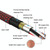 2pcs LHD010 Caron Male To Female XLR Dual Card Microphone Cable Audio Cable 8m(Red + Blue)