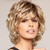 Wig-450 Gold Ladies Short Curly Hair High Temperature Silk Chemical Fiber Wig Headgear