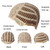 Wig-450 Gold Ladies Short Curly Hair High Temperature Silk Chemical Fiber Wig Headgear