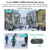 QX82 400W Dual Screen Dual Channel Synchronous Monitoring IP Camera, Plug:US Plug