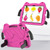 For iPad 10th Gen 10.9 2022 Ice Baby EVA Shockproof Hard PC Tablet Case(Rose Red+Black)
